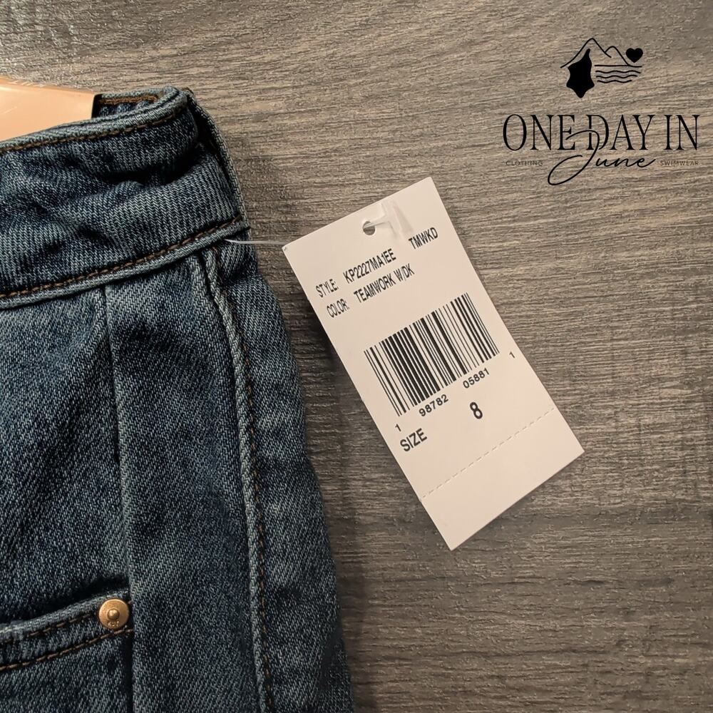 Kut from the Kloth Meg High Rise Wide Leg Jeans Size 8 - Picture 3 of 8